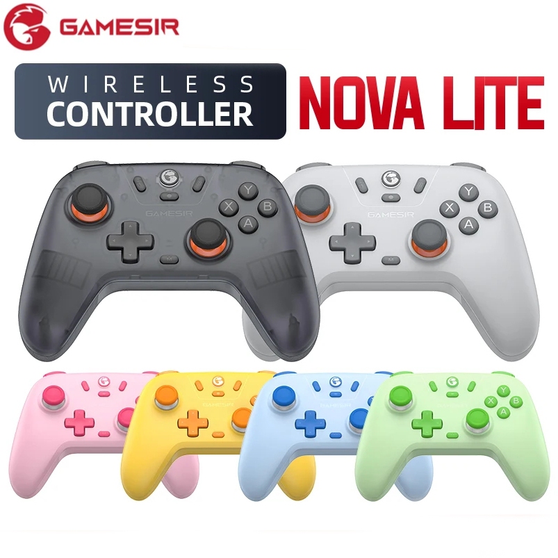 Gamesir T4 Nova Lite สวิตช์ควบคุมฮอลล์เอฟเฟคเกมแพด สําหรับ Nintendo Switch iPhone Android โทรศัพท์มือถือ Windows PC Steam