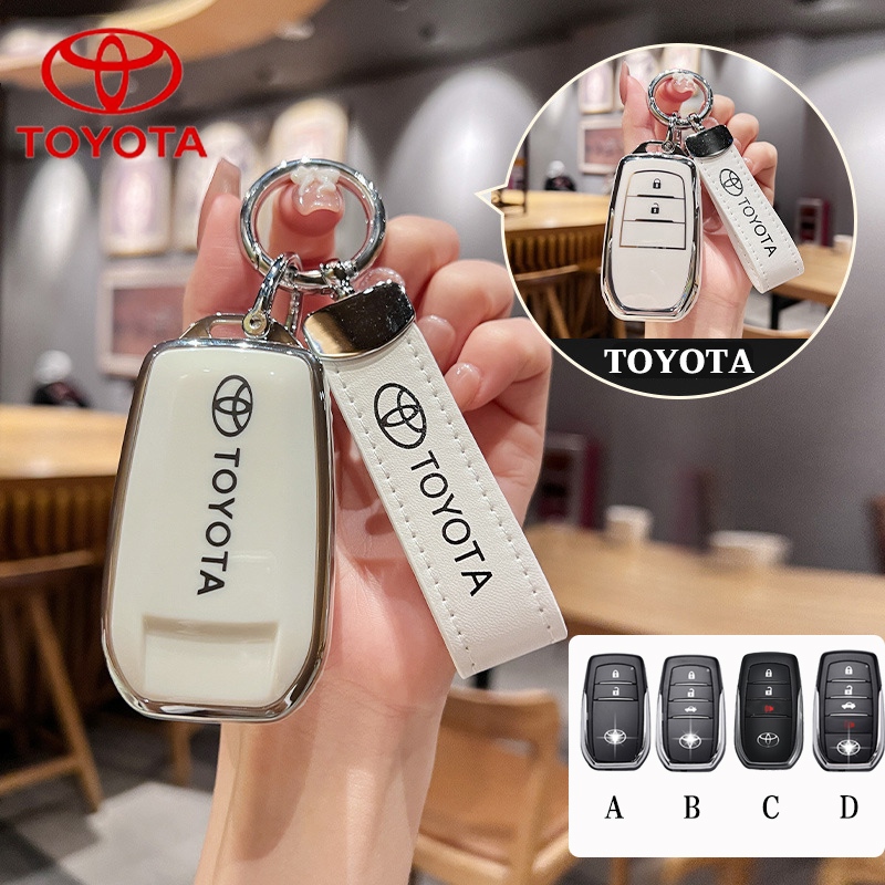 Tpu ฝาครอบกุญแจรถสําหรับ Toyota Innova/Rocoo/Fortuner/Camry/GR SPORT/Chr/Revo/Hilux/Harrier key Case Keyless สมาร์ทอุปกรณ์เสริม