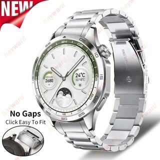 ไม่มีช่องว่าง Link สร้อยข้อมือสําหรับ HUAWEI WATCH GT6 46 มม.โลหะสแตนเลสสําหรับ Huawei GT5/GT4 46 มม.สายนาฬิกาอุปกรณ์เสริม