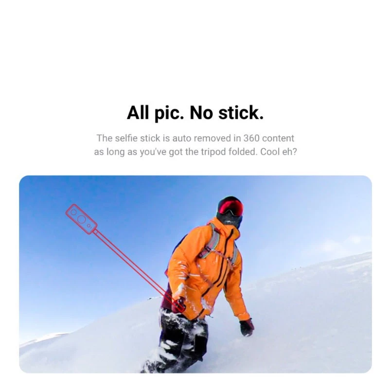 【🇹🇭 กรุงเทพฯ】Original Insta360 2-in-1 105cm Invisible Selfie Stick + Tripod for Insta360 Luna Ultra/X4 Air/GO Ultra/X5/Ace Pro/Ace Pro 2/X3/X4/GO 3/GO 3S thumbnail 4
