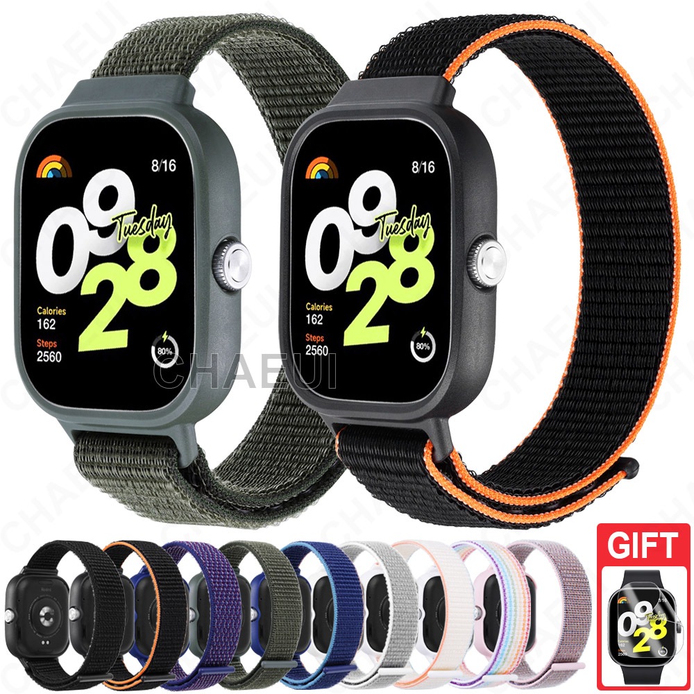 สายรัดไนลอนพร้อมอุปกรณ์เสริมเคสเปลี่ยนสร้อยข้อมือสําหรับ Redmi Watch 4