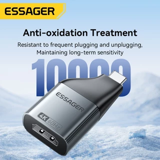 Essager Type-C อะแดปเตอร์วิดีโออลูมิเนียมอัลลอยด์รองรับอินเทอร์เฟซ HDMI,DP,Mini DP,VGA