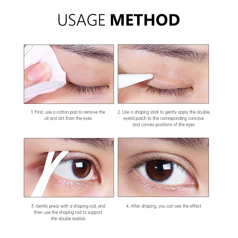 สติกเกอร์ติดตาสองชั้น แบบใส มีกาวในตัว แบบบางพิเศษ - รูปที่ 7