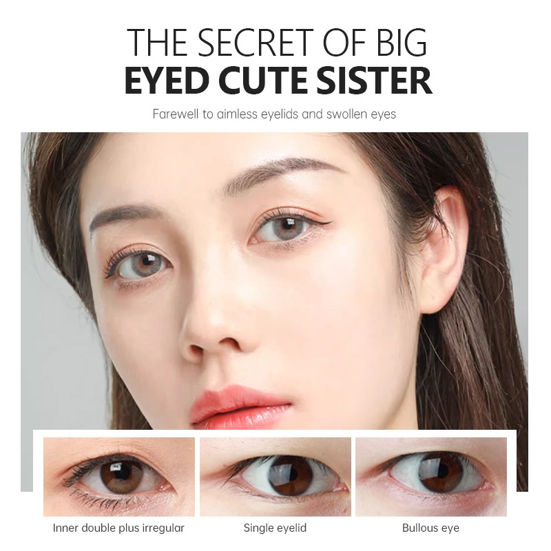 สติกเกอร์ติดตาสองชั้น แบบใส มีกาวในตัว แบบบางพิเศษ - รูปที่ 6