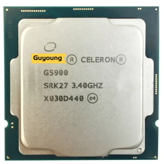 Yzx Celeron G5900 3.4 GHz Dual Core Dual Thread CPU โปรเซสเซอร์ 2M 58W LGA 1200