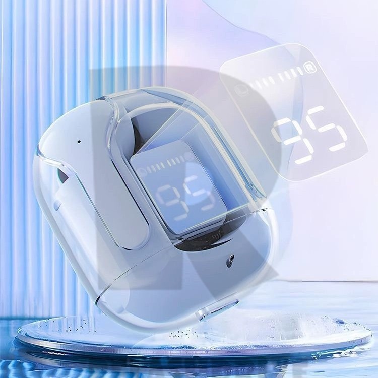 Air31 ใหม่ Ultrapods Max TWS หูฟังไร้สายบลูทูธโปร่งใสคุณภาพเสียงไฮไฟบลูทูธ 5.3 ที่ใช้งานได้