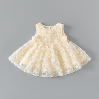 กุหลาบดอกไม้เจ้าหญิงสาวชุดฤดูร้อนเด็กวัยหัดเดินเด็ก ส เปลื้อ…