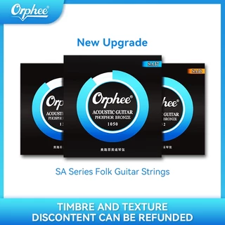 สาย Orphee เคลือบชั้นเดียวสายกีตาร์โปร่งดั้งเดิม/สายกีตาร์ไฟฟ้า/สายกีตาร์คลาสสิก/สายเบสชั้นเดียวเคลือบกันสนิมทนทาน