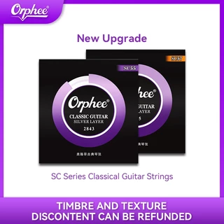 สาย Orphee เคลือบชั้นเดียวสายกีตาร์โปร่งดั้งเดิม/สายกีตาร์ไฟฟ้า/สายกีตาร์คลาสสิก/สายเบสชั้นเดียวเคลือบกันสนิมทนทาน