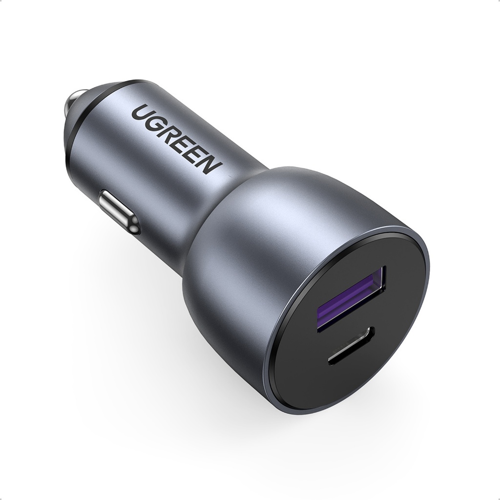 Ugreen ที่ชาร์จแบตในรถ USB C, 42.5W Type C Car Charger PD 30W&QC 18W, Fast Car Charger Adapter เข้าก