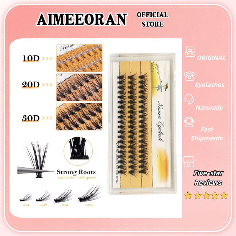 พร้อมส่ง+COD ขนตาปลอม ขนมิงค์ธรรมชาติ 3d 10d 20d 30d 40d สําหรับแต่งหน้า