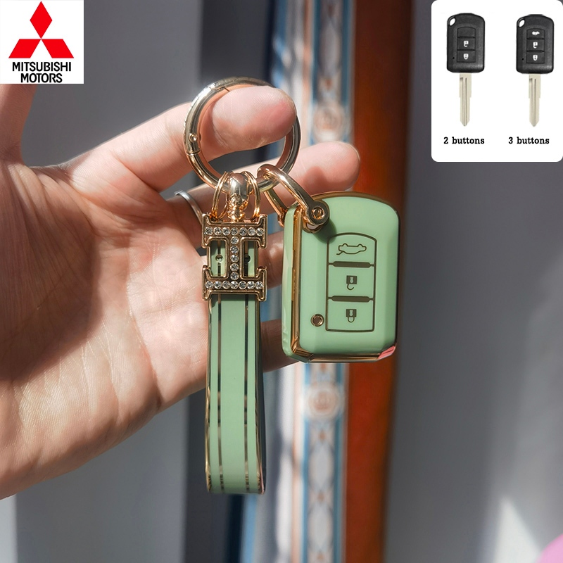 Mitsubishi Attrage/Mirage/Triton/xpander/Pajero Car TPU Remote Key Cover Case Casing