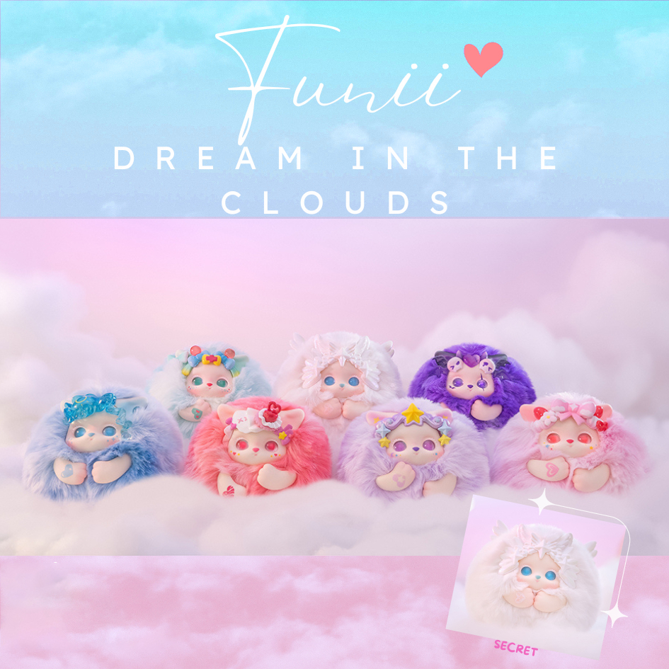 Funii Dream In The Clouds Series ตุ๊กตาตุ๊กตาปุยสุดน่ารักอย่างเป็นทางการ 100% และในสต็อกเหมาะกับhoth