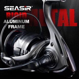 SEASIR CONTRA Max โลหะทั้งหมด Spinning Fishing Reel 9+1 BB 5.1:1/5.7:1 อัตราทดเกียร์ 3000-8000 Series ลากสูงสุด 25KG/55LB อลูมิเนียมอัลลอยด์ Body และ Grip ตกปลาน้ําเค็มล้อ