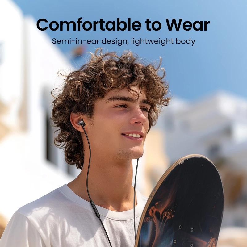 UGREEN หูฟังมีสาย Type-C/3.5mm HiFi กึ่งอินเอียร์ มีไมค์ thumbnail 8