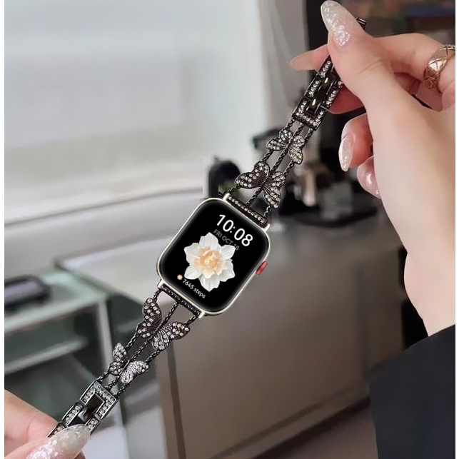 Kinds of Black Metal Strap For Redmi watch 6 สาย Redmi watch 5 Active สาย Redmi Watch 4 Strap Mi band 8 pro สาย Redmi watch 5 Active Strap Redmi watch 3 Active สาย Designed Redmi watch 5 Lite สาย Redmi watch 3 Strap Redmi watch 4 สาย Redmi watch 6 Strap - รูปที่ 4