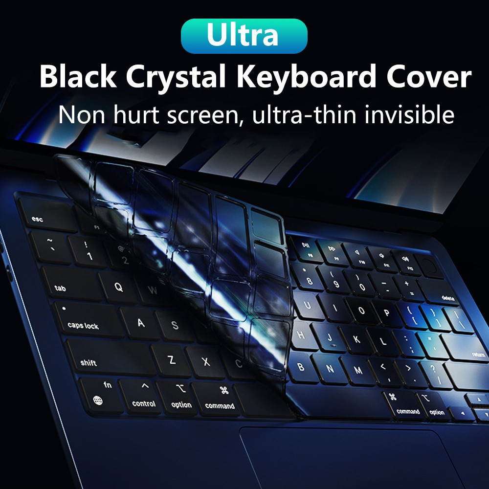 ใหม่ เคสคีย์บอร์ดซิลิโคน TPU ใส บางมาก กันฝุ่น กันน้ํา ไล่โทนสี สําหรับ MacBook Neo 13 A3404 2023 Air 15 M2 2023