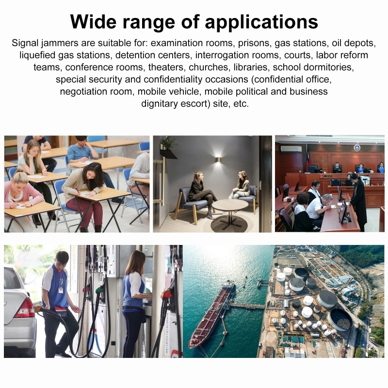 808HD Portable 2.4G WIFI / Bluetooth / Wireless Video Audio Jammer - รูปที่ 6
