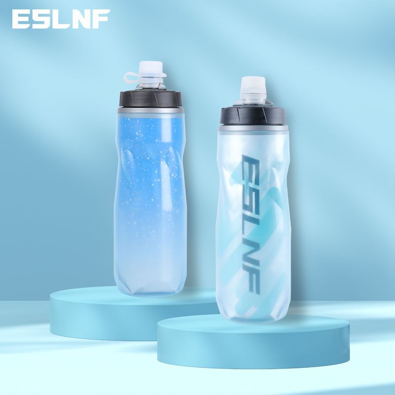 Eslnf ขวดน้ําปั่นจักรยาน Glow-in-the-Dark Mountain และ Road Bike ความจุขนาดใหญ่ถ้วยกีฬาแบบพกพาอุปกรณ์ปั่นจักรยาน