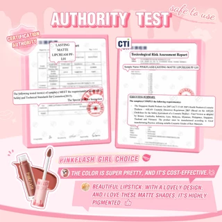 Pinkflash Ohmykiss ลิปสติก เนื้อลิขวิดแมตต์ ให้ความชุ่มชื้น ติดทนยาวนาน
