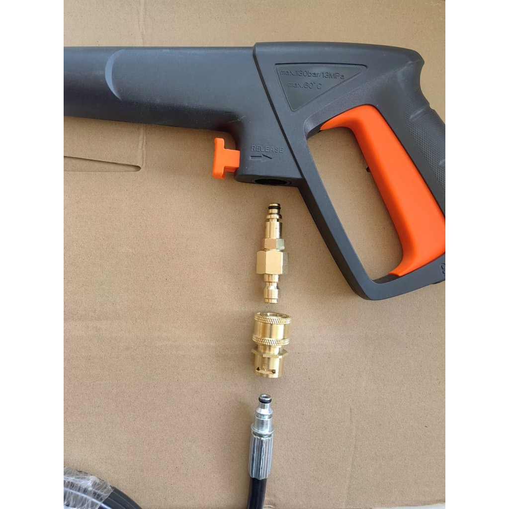 🔥🔥1/4 ข้อต่ออย่างรวดเร็วสำหรับท่อน้ำเชื่อมต่อปืนฉีดน้ำ BOS/Black & Decker pw1450/Zinsano/Pumpkin / Lutian