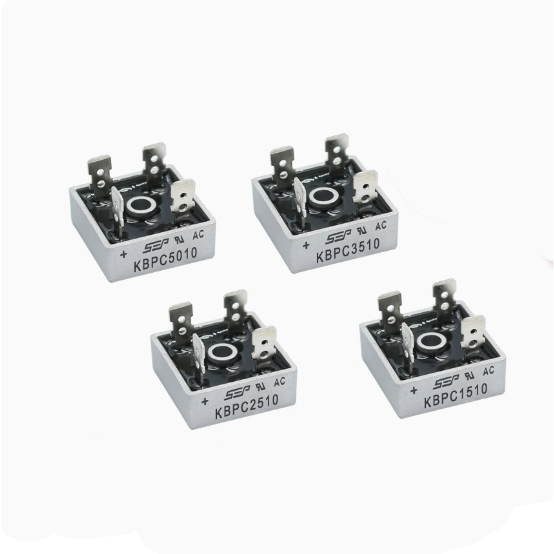 เครื่องปรับแรงดันไฟฟ้าเฟสเดียว KBPC1010/KBPC5010/KBPC3510/KBPC2510/KBPC1510 1,000V Rectifier
