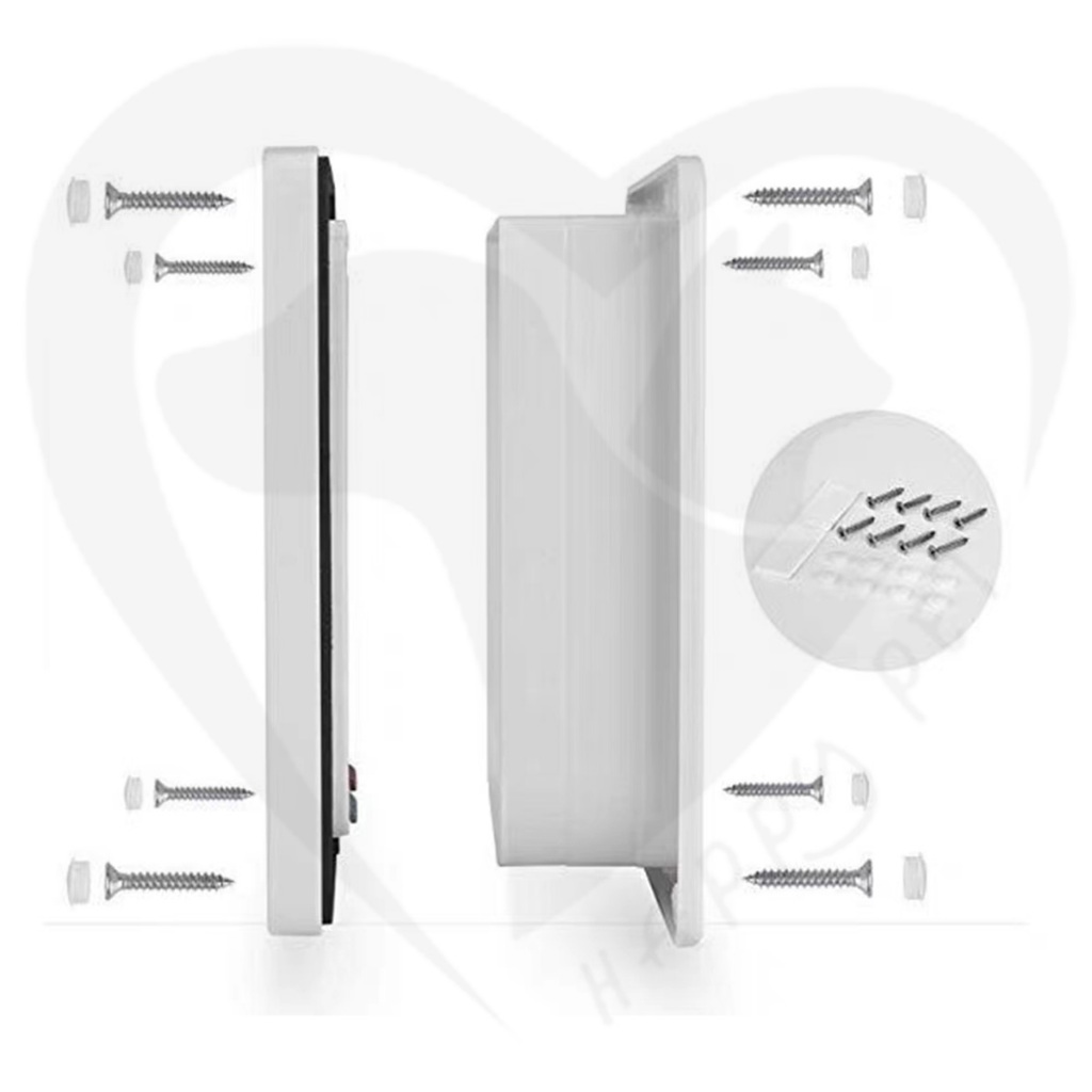 Happy Pet ประตูสำหรับสัตว์เลี้ยง ประตูสุนัข ประตูแมว ประตูสัตว์เลี้ยง ประตูเสริมสำหรับสุนัขขนาดเล็ก แมว ประตูแมวซน - รูปที่ 3