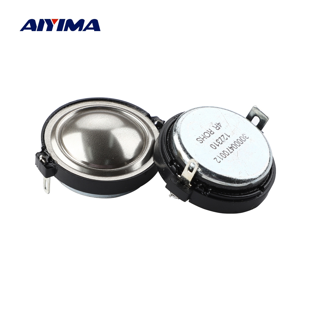 Aiyima 2 ชิ้น 1 นิ้วลําโพงทวีตเตอร์ 4Ohm 20 วัตต์ลําโพงเสียงแหลมเสียง Loundspeaker สําหรับเครื่องเสียงรถยนต์ DIY