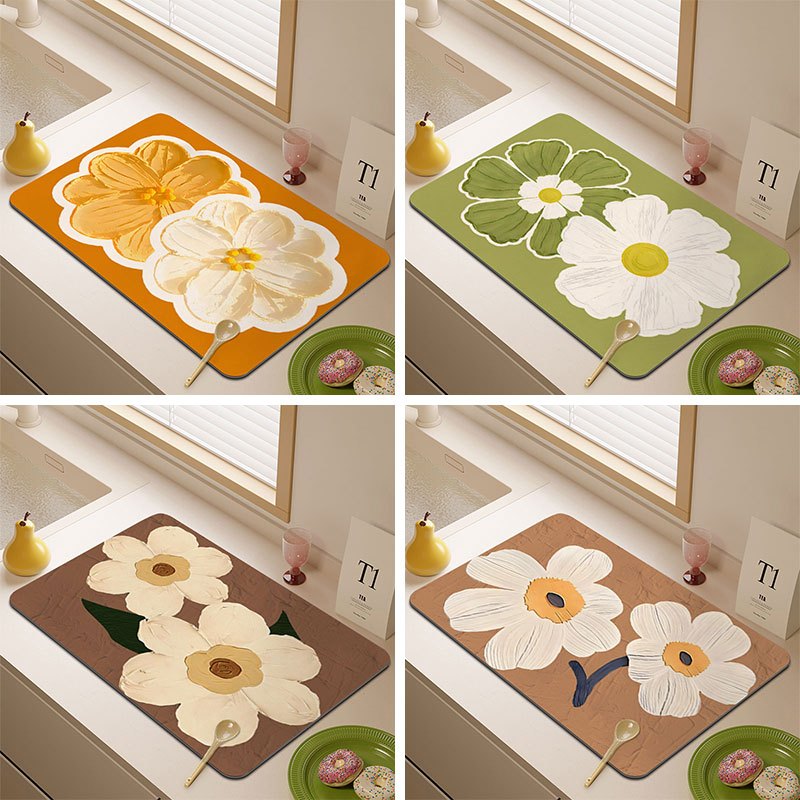 ครีมดอกไม ้ Diatom Mud Drain Pad แผ ่ นดูดซับ