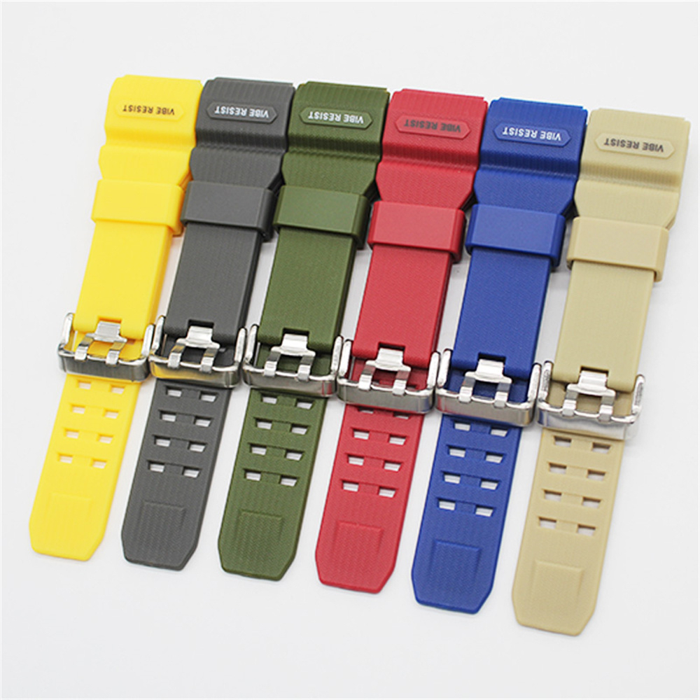 TPU สายรัดข้อมือสําหรับ GWG 1000GB Sport Watchband สร้อยข้อมือสําหรับ gwg1000-gb GWG-1000GB แหวนยางส
