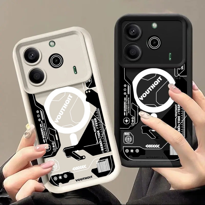 สําหรับ Tecno Pova 6 NEO 5G กรณี Tecno Pova 6 pro 5G Pova 5 pro 5G 5 4G เคสโทรศัพท์ป้องกันกล้อง anti drop protection soft cover Metaverse รูปแบบ