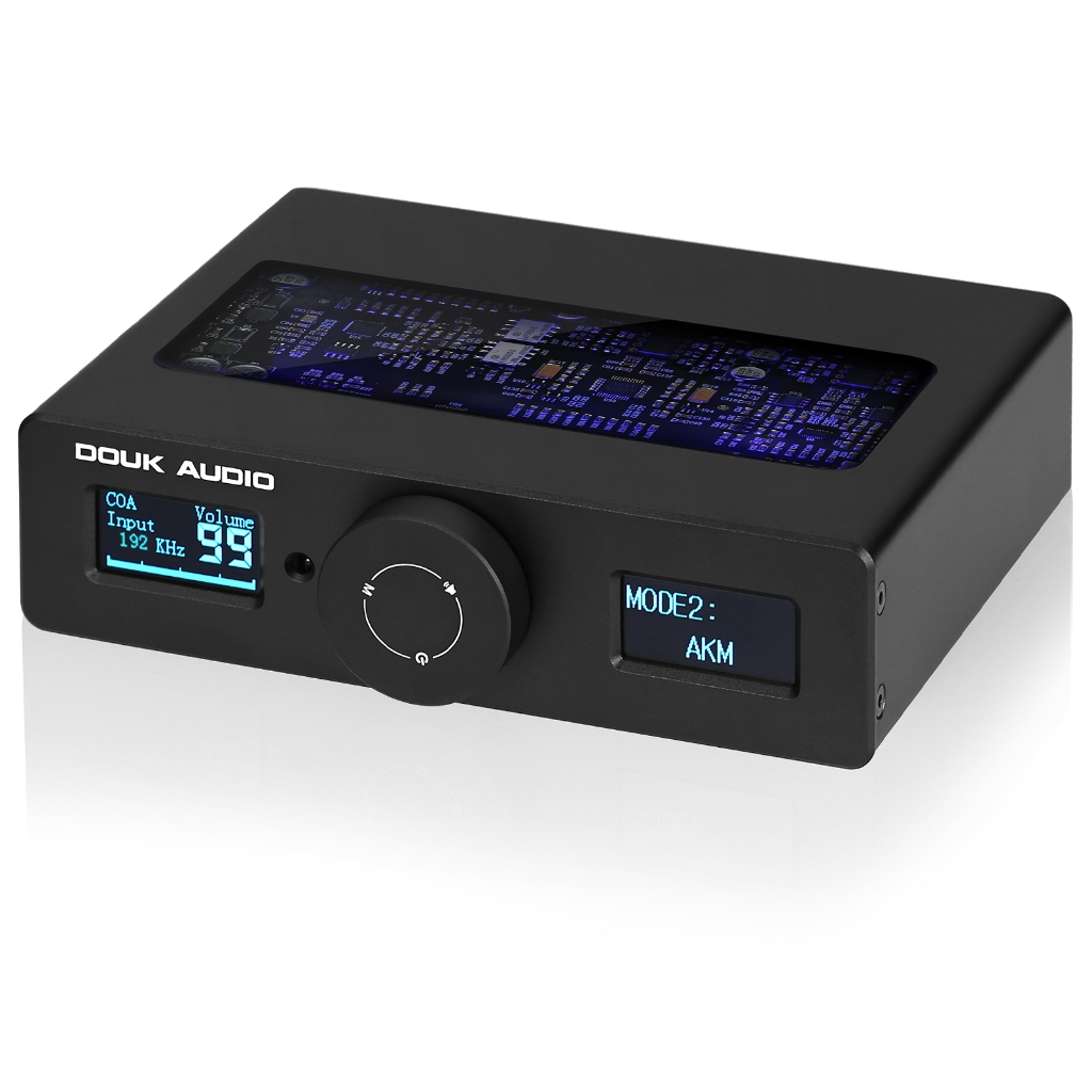 Douk Audio DAC-Q11 HiFi ESS90338 + AKM4493 USB DAC อะแดปเตอร์เสียง Coaxial / Optical Digital to Anal