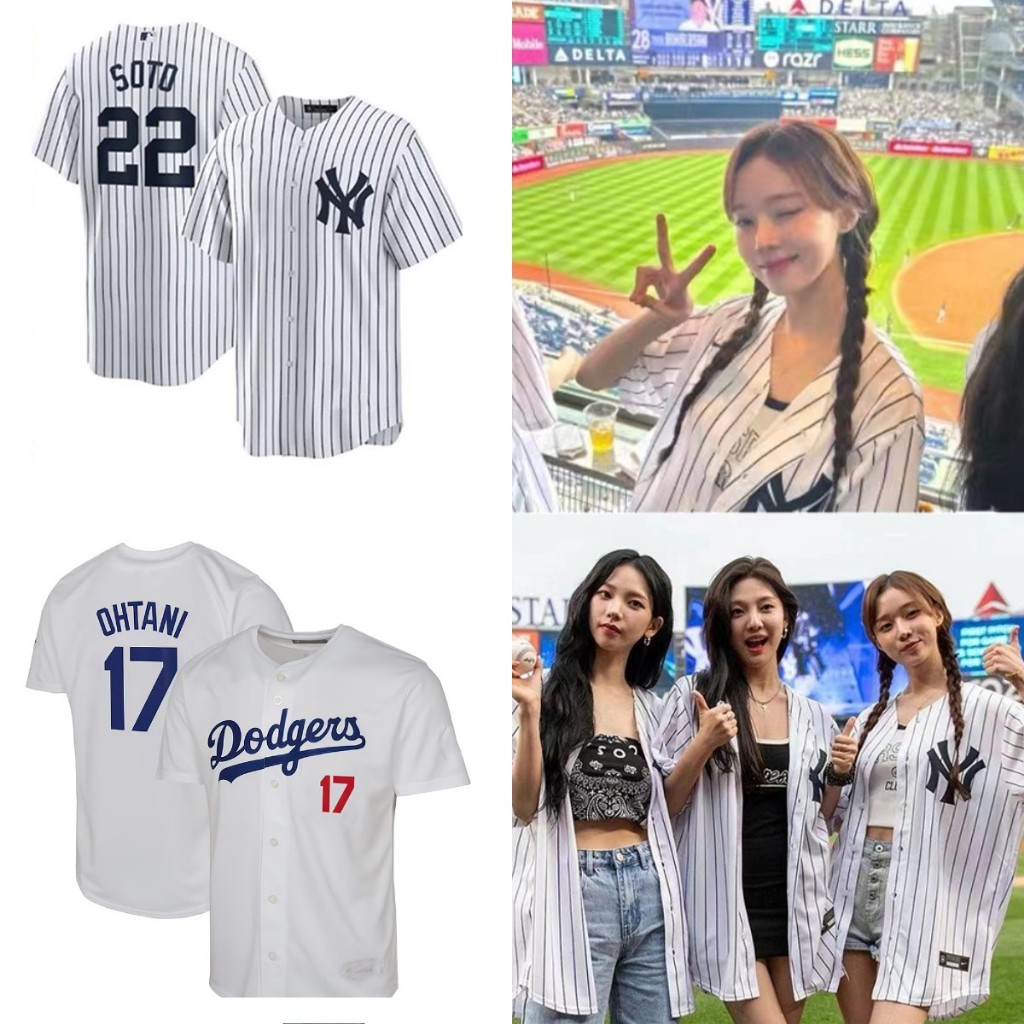 เสื้อเบสบอลแขนสั้น Unsixe - เสื้อ Stickball mlb หมายเลขพิมพ์ตัวอักษร Overize หลวมเสื้อยืด Hot Trend 2024