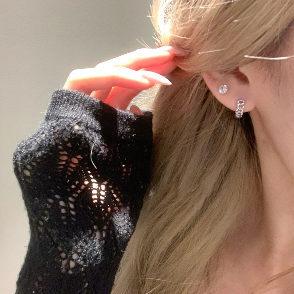 1 ชิ้น 316L ต่างหูห่วงสแตนเลส Star Heart Hoop ต่างหู Hypoallergenic ต่างหูผู้หญิงเครื่องประดับ