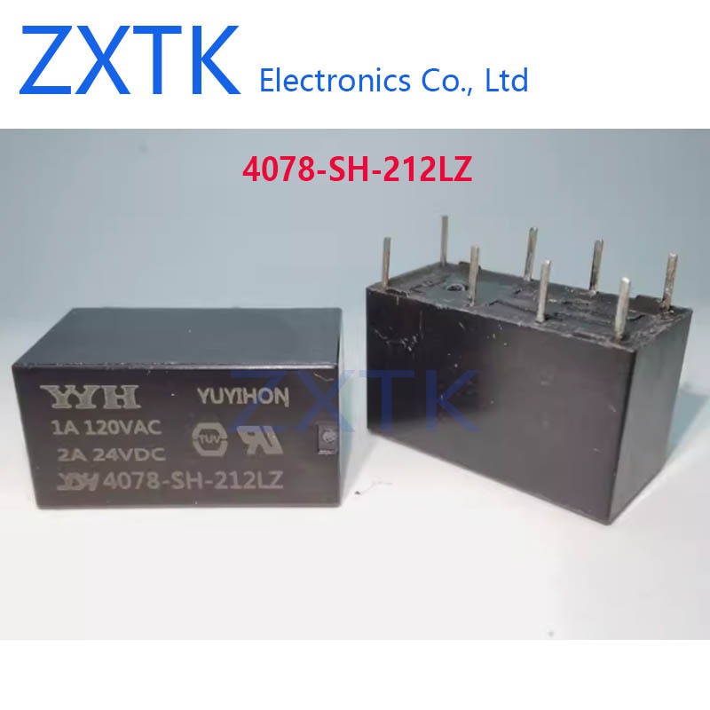 2pcs รีเลย์ 8-pin double เปิดและปิดคู่ 4078-SH-20三维Z 4078-SH-205DZ 4078-SH-205NZ 4078-SH-212LZ 4078-