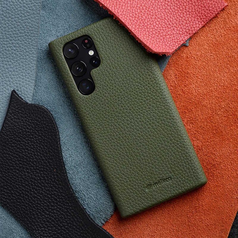 Melkco เคสหนังพรีเมี่ยมสําหรับ Samsung Galaxy S25 Edge S21 S22 S23 S24 S25 Ultra S24 Plus Luxury Retro Cowhide ป้องกันโทรศัพท์ฝาหลัง