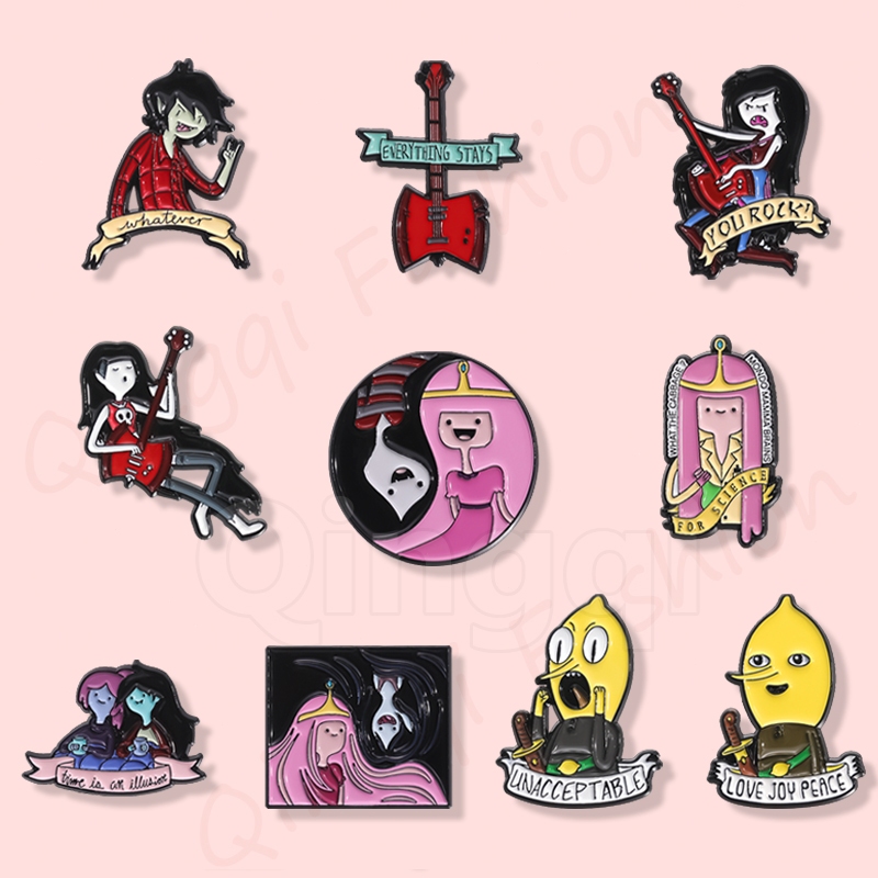 อะนิเมะผจญภัยเกมเข็มกลัด Pins การ์ตูนตัวอักษรเข็มกลัดโลหะ Bagdes คอลเลกชันอุปกรณ์เสริมของขวัญสําหรับแฟนเด็ก