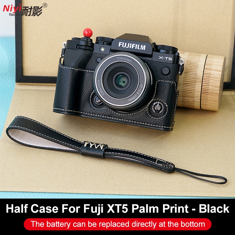 เคสกระเป๋าใส่กล้อง หนัง PU สําหรับ Fujifilm XT5 Fuji X-T5 Geunine