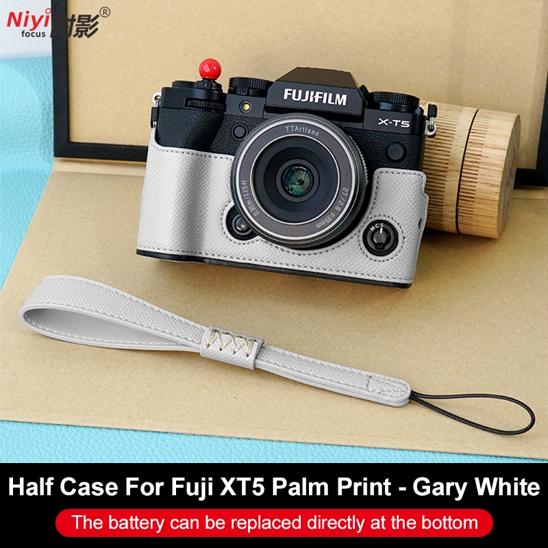 เคสกระเป๋าใส่กล้อง หนัง PU สําหรับ Fujifilm XT5 Fuji X-T5 Geunine