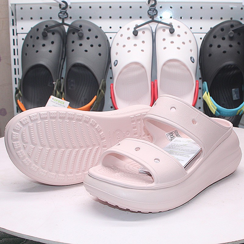 ต้นฉบับ 100% crocs ผู้หญิงรองเท้าแตะรองเท้าขนาดบวกรองเท้าแตะ 207670