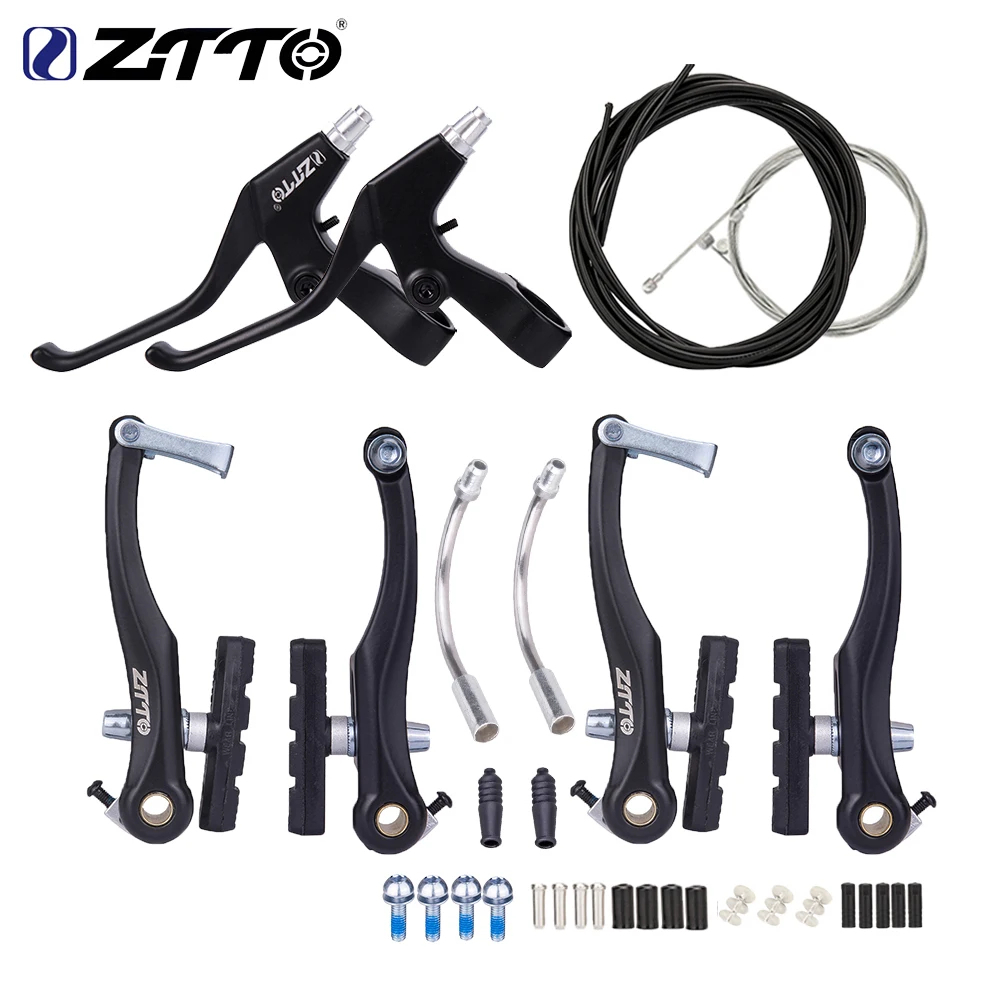 Ztto V ชุดเบรค MTB จักรยานเสือหมอบ Cruiser Liner ดึง V เบรค Caliper ชุดจักรยานเบรค Lever สายเบรคชุด
