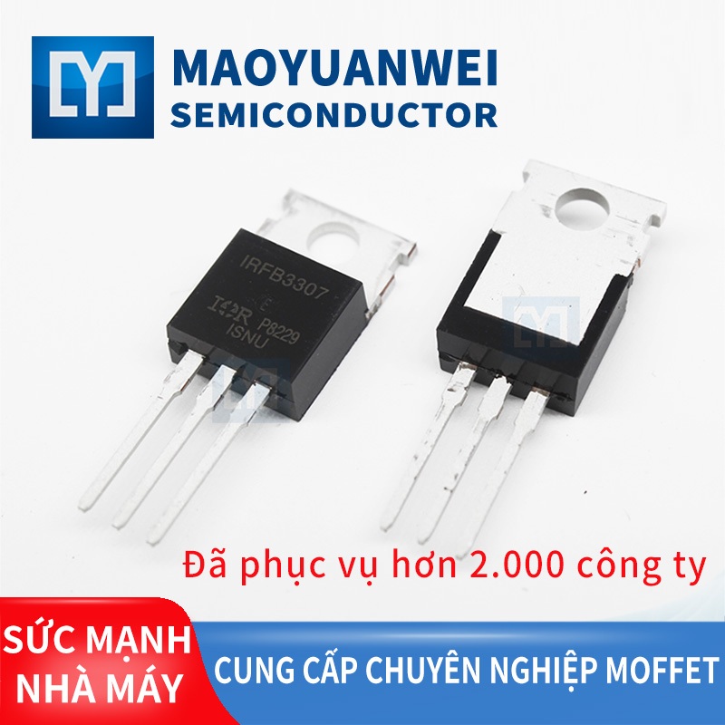 10 ชิ้น IRFB3307 TO-220 MOS Field Effect Tube 75V 130A IRFB3307PBF FB3307