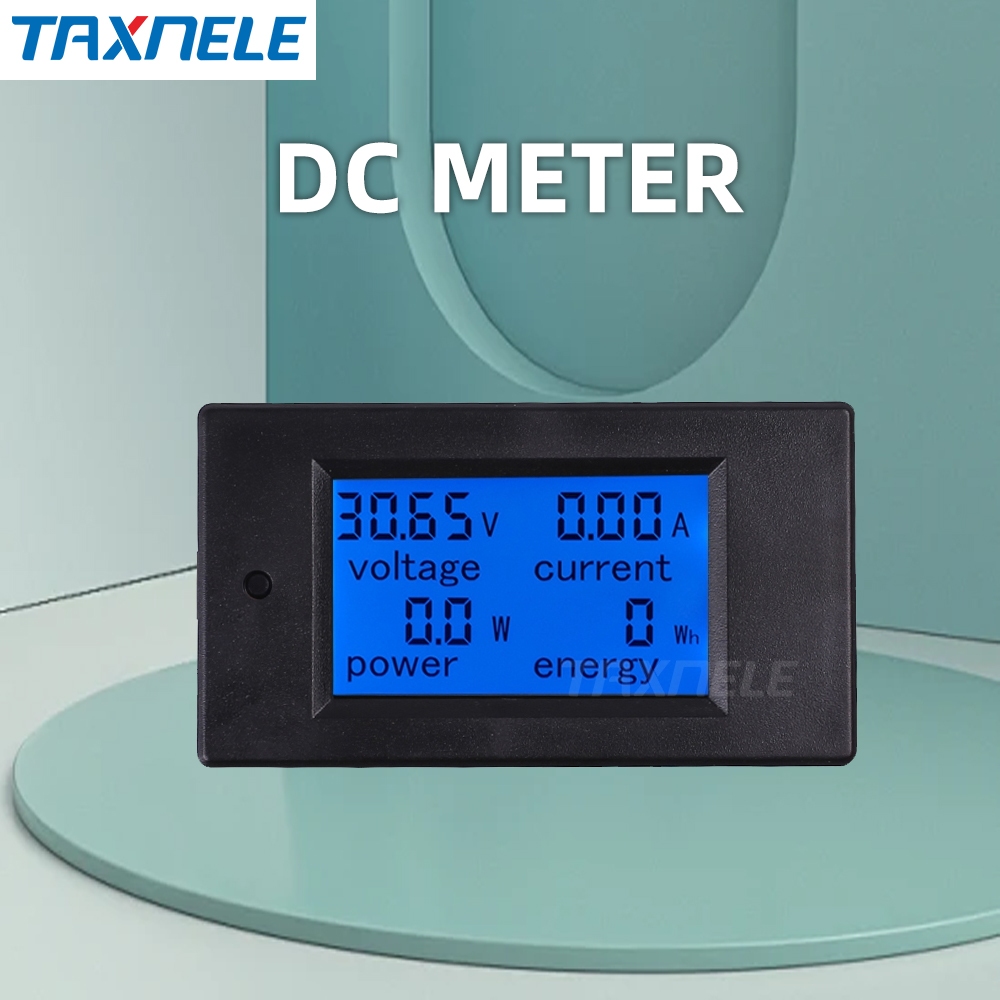 Taxnele PZEM-051 PZEM-031 DC โวลต์มิเตอร์แอมป์มิเตอร์พลังงานดิจิตอล LCD DC 6.5-100V 50A 100A