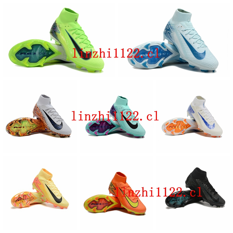 Mens boys women รองเท้าฟุตบอล Zoomes Mercuriales Superflyes IX Elite FG Cleats รองเท้าฟุตบอลขนาด 35-45EUR