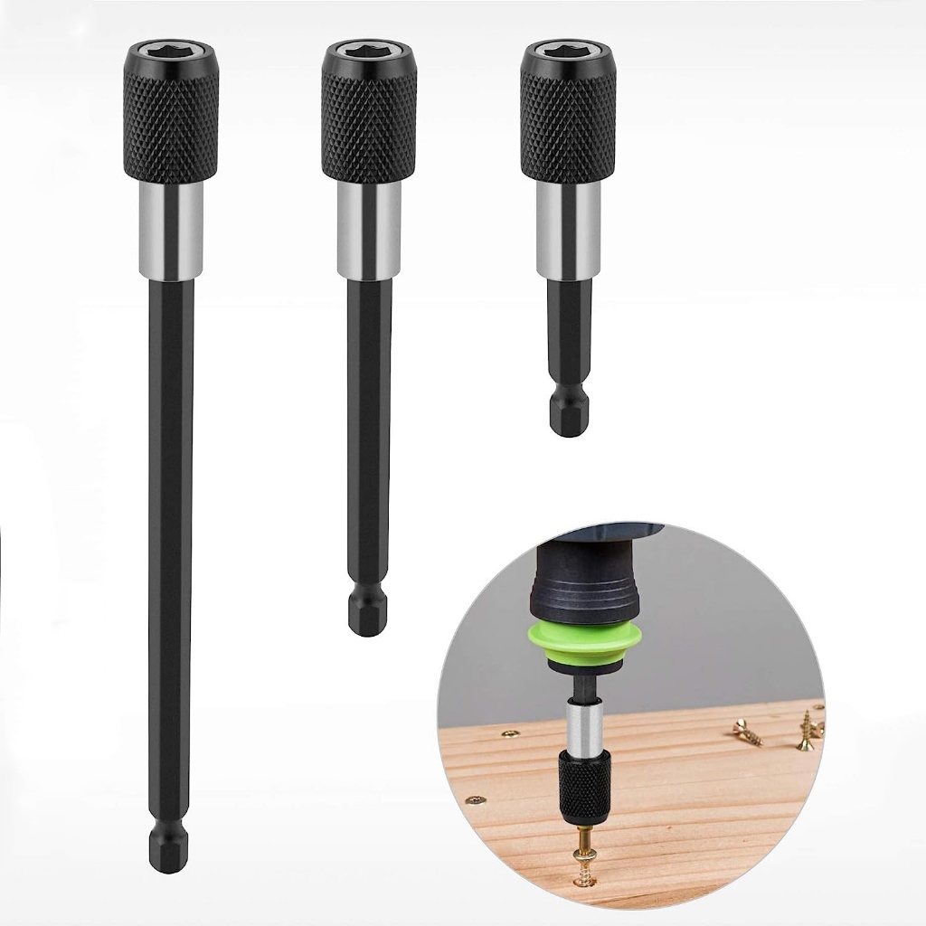 60/100/150 มม.หกเหลี่ยม QUICK Release Self-locking Extension Rod สว่านไฟฟ้า Driver Quick Transfer Rod ไขควงผู้ถือบิต