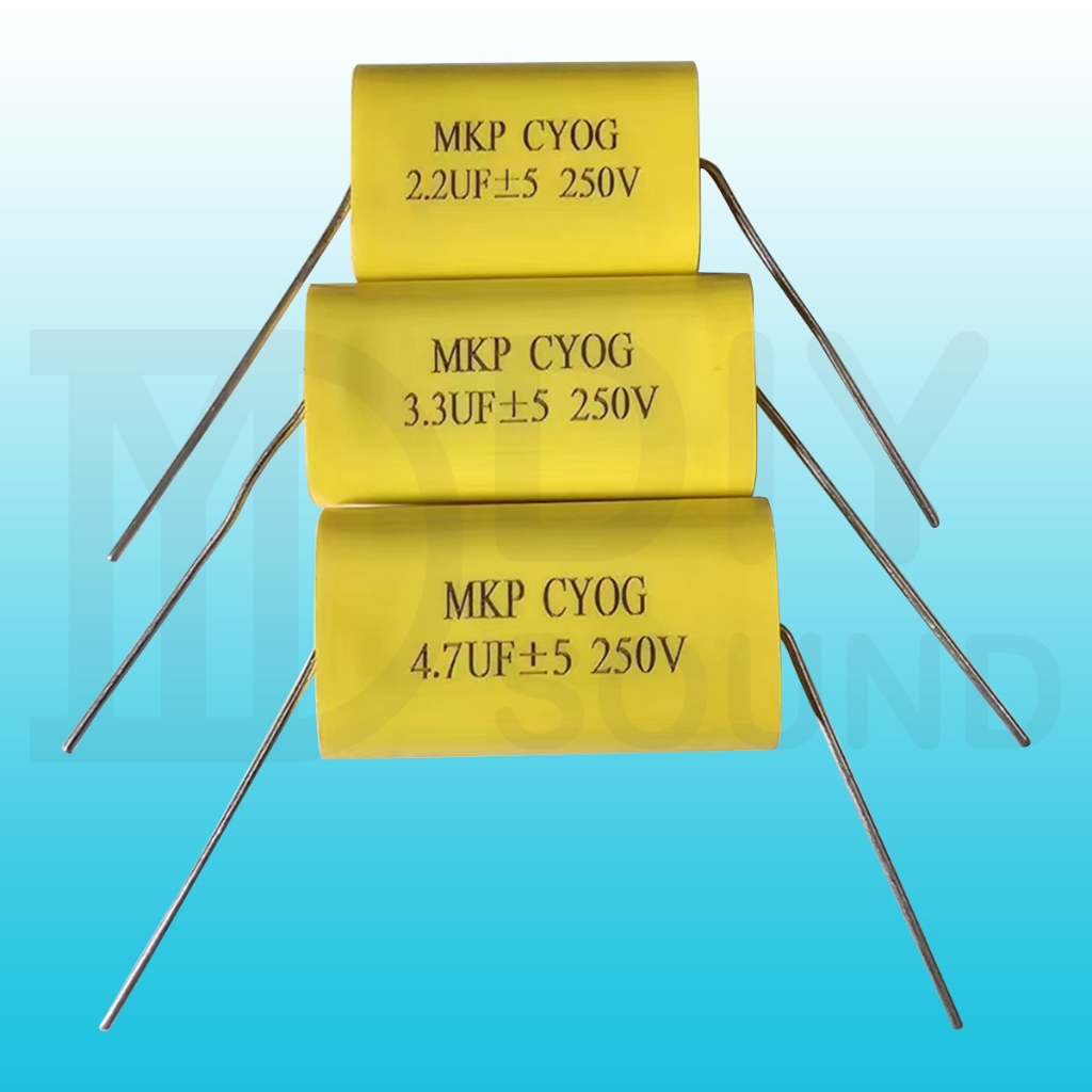 DIYsound Cเสียงแหลม ซีแหลมจาน Cแหลม คาปาเสียงแหลม MKP 2.2uf 3.3uf 4.7uf 100V 250V C ต่อดอกเสียงแหลม เสียงแหลมใส ใส่ได้กับลำโพงเสียงแหลมทุกรุ่น ทนทาน ขาดยาก จำนวน1ตัว