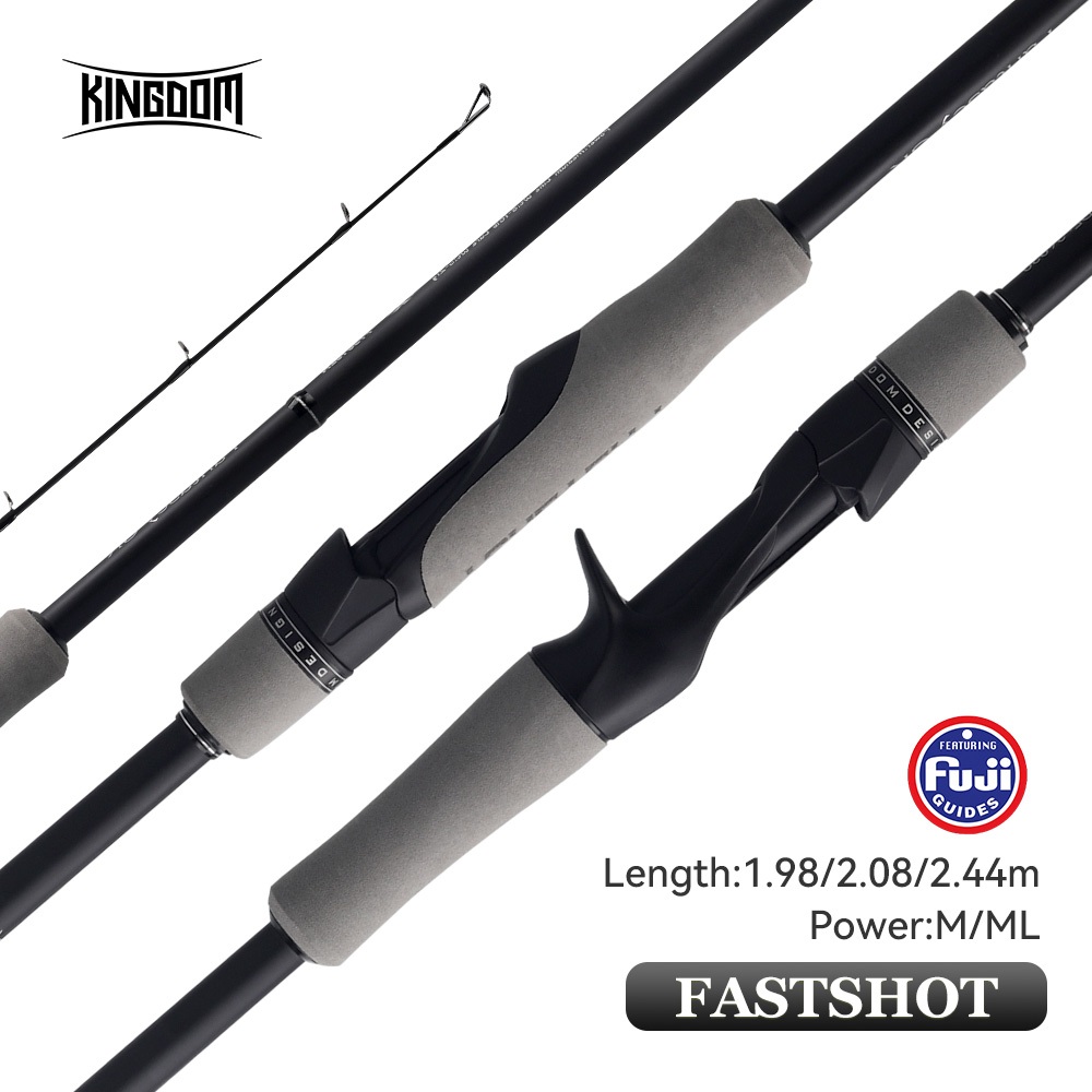 Kingdom FASTSHOT คันเบ็ดอุปกรณ์เสริม FUJI ทั้งหมด Travel Ultra Light Casting Rod
