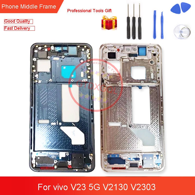 ใหม่สําหรับ vivo V23 5G V2130 V2303 กรอบกลาง