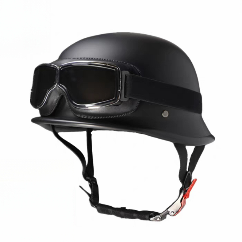 [ข้อเสนอพิเศษ] หมวกกันน็อคย้อนยุคหมวกกันน็อคครึ่งเฉพาะผู้ชายผู้หญิงรถจักรยานยนต์หมวกกันน็อคฤดูร้อนครึ่งปก Sco