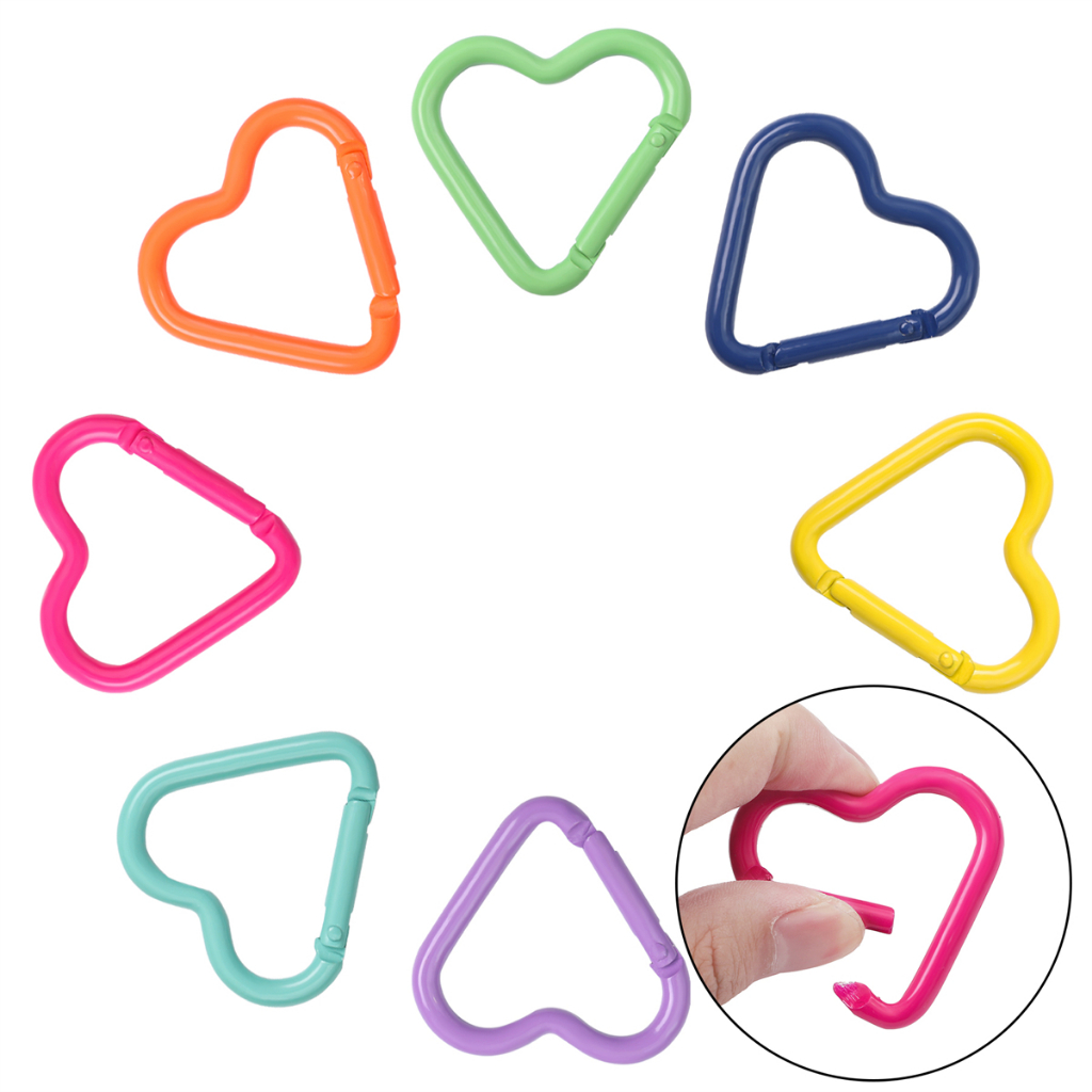 [41x43mm] Love Heart Buckle อุปกรณ์สีสเปรย์รูปหัวใจแหวนหัวเข็มขัด DIY ทําพวงกุญแจ/กระเป๋าเป้สะพายหลังหัวเข็มขัด/เครื่องประดับ